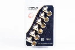 TARRAXA PARA VIOLO OU GUITARRA 6 EM LINHA DOURADO MP