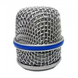 GLOBO METLICO PARA MICROFONE BTM 57 PRATA 47MM 31MM MXT