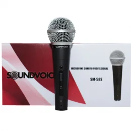 MICROFONE COM FIO SM58S SOUNDVOICE