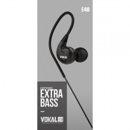 FONE DE OUVIDO E40 IN EAR PRETO VOKAL