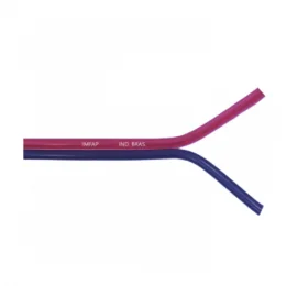 FIO POLARIZADO PARA AUDIO 2X1,50MM VERMELHO/PRETO IMFAP
