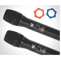 MICROFONE SEM FIO DUPLO BASTÃO   LAPELA E HEADSET UHF BR-7000 TSI
