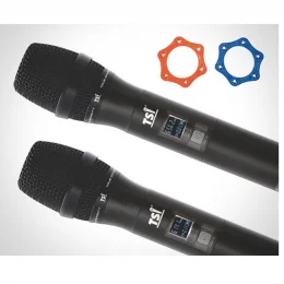 MICROFONE SEM FIO DUPLO BASTO   LAPELA E HEADSET UHF BR-7000 TSI