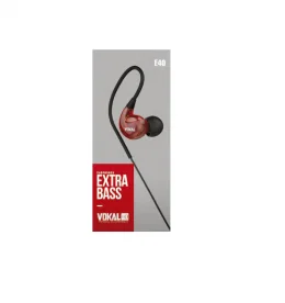 FONE DE OUVIDO E40 IN EAR VERMELHO VOKAL