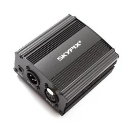 FONTE DE ALIMENTAO PARA MICROFONE CONDENSADOR PH48V SKYPIX