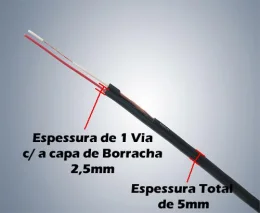 FIO PHILIPS BORRACHA 2 X 0,14 MM2 TIAFLEX