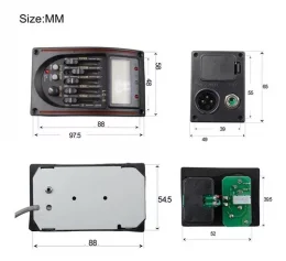 PRE EQUALIZADOR P/ VIOLAO 5 BANDAS LC-5 GENERICO