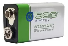 BATERIA RECARREGAVEL 9V BAP