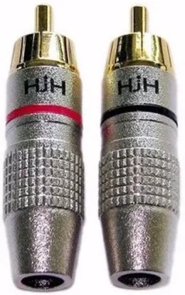 Plug Rca Macho Hr009 ( Par ) Hjh