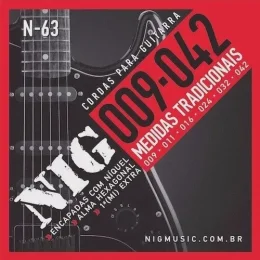 Encordoamento Guitarra 0,09 Nig