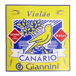 ENCORDOAMENTO VIOLAO NAILON C/BOLINHA CANARIO GIANNINI