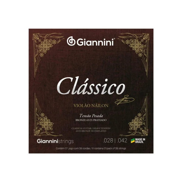 ENCORDOAMENTO VIOLO 65/35 PRATA TENSO ALTA GIANNINI