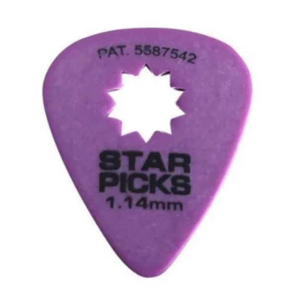 PALHETA 1,14MM PURPLE STAR PICKS