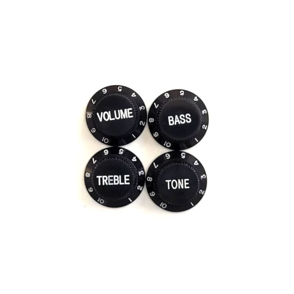 Knob C. Baixo Vol/ton/treb/bass Pst Bk Spirit - Kit