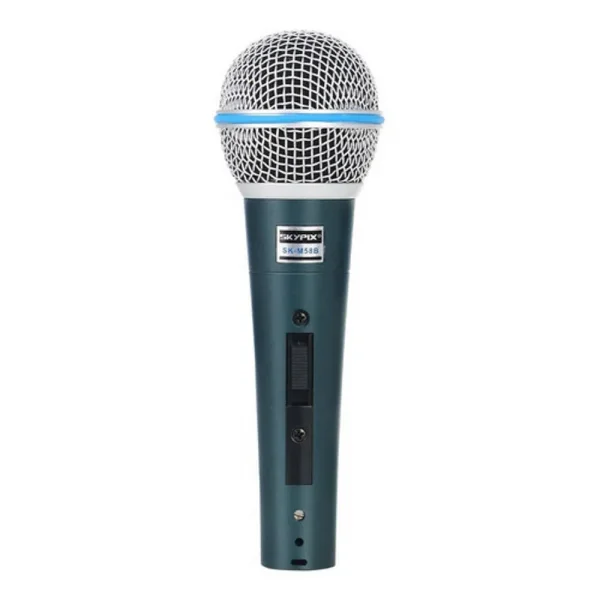 MICROFONE COM FIO DE METAL M58B SKYPIX