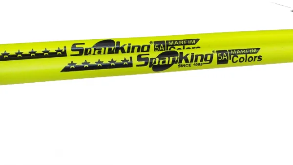 BAQUETA 5A PTA MAD. LUMINOSA AMARELO SPANKING