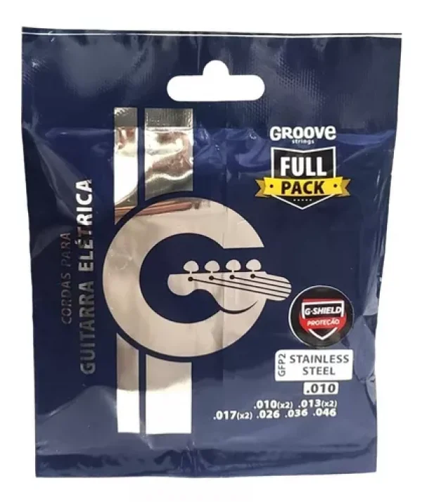 ENCORDOAMENTO GUITARRA FULLPACK 0.10 GFP2 GROOVE