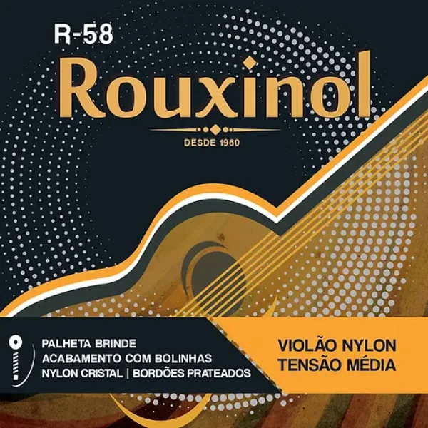 Encordoamento Violao Nylon T.m C/bolinha Rouxinol