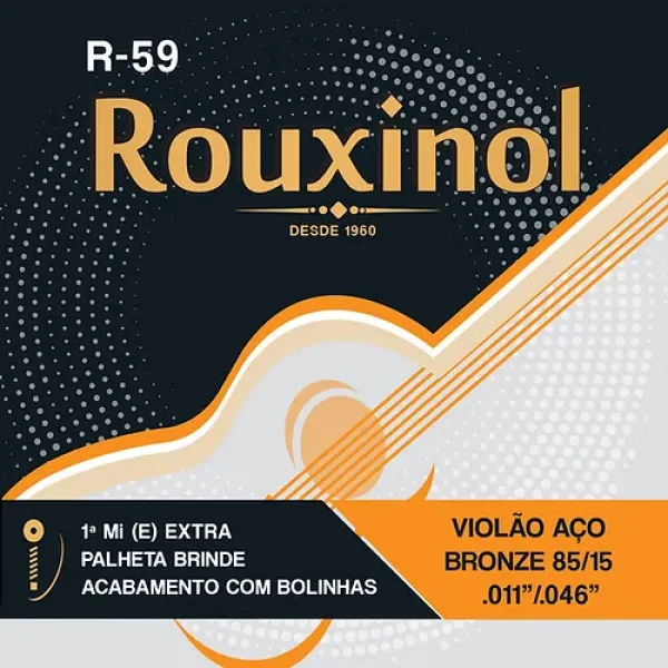 Encordoamento Violao Aco 0,11 Rouxinol