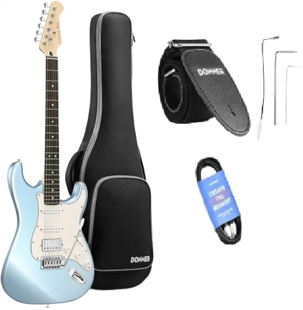 Kit Guitarra Dst-152 Polar Blue Donner