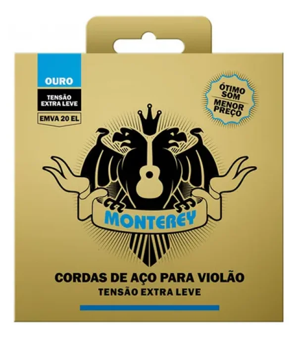 ENCORDOAMENTO VIO.AO AÇO 0,10 EMVA20 EL - MONTEREY