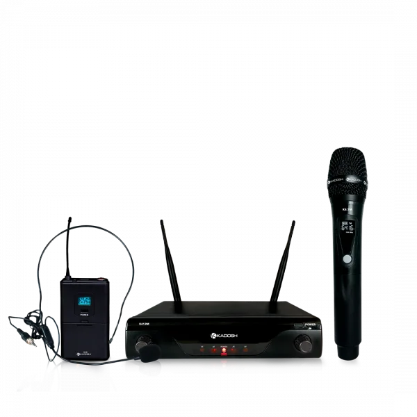 Microfone Bastao + Head Sem Fio K 412c Kadosh