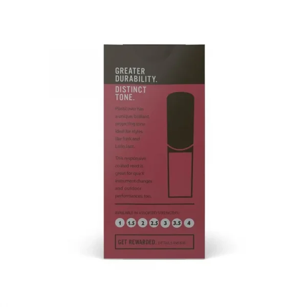 Palheta Sax Alto 3.0 Plastcover Daddario - Cada