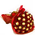 Buquê de Ferrero Rocher Vermelho Buquê de Ferrero Rocher Vermelho