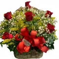 Cesta de rosas Cesta de rosas
