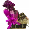 Cesta Mini Orquidea com Ferrero Cesta Mini Orquidea com Ferrero