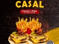 COMBO CASAL - (2 Burger Smash + 2 Batata Frita + 2 Refrigerantes)