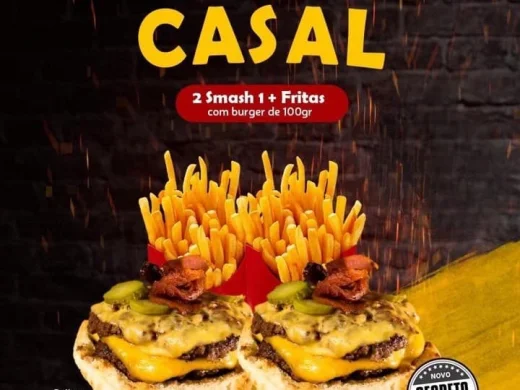 COMBO CASAL - (2 Burger Smash + 2 Batata Frita + 2 Refrigerantes) Sabor a Dois