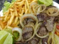 1/2 Filé de carne (Coxão mole) Acebolado 1/2 Filé de carne (Coxão mole) Acebolado