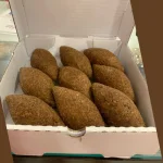 Mini kibe frito com 9 unid. Mini kibe frito com 9 unid.