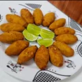 MINI SALGADO- BOLINHO DE BACALHAU 500g