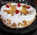 BOLO NOZES COM DOCE DE LEITE