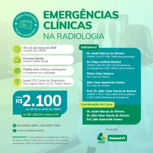 EMERG�NCIAS CL�NICAS NA RADIOLOGIA - 19 a 21/03/2025
