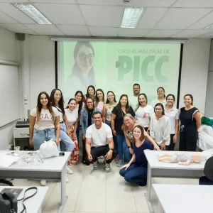 Foi realizado, no CEHUB,  nos dias 30/11 e 01/12/2024 o Curso PICC Guiado Por Ultrassom