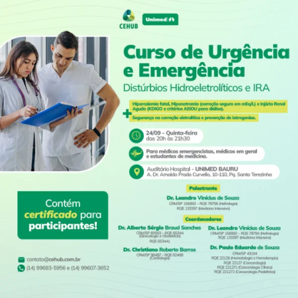 CURSO URG�NCIA E EMERG�NCIA  - M�DULO NEFROLOGIA