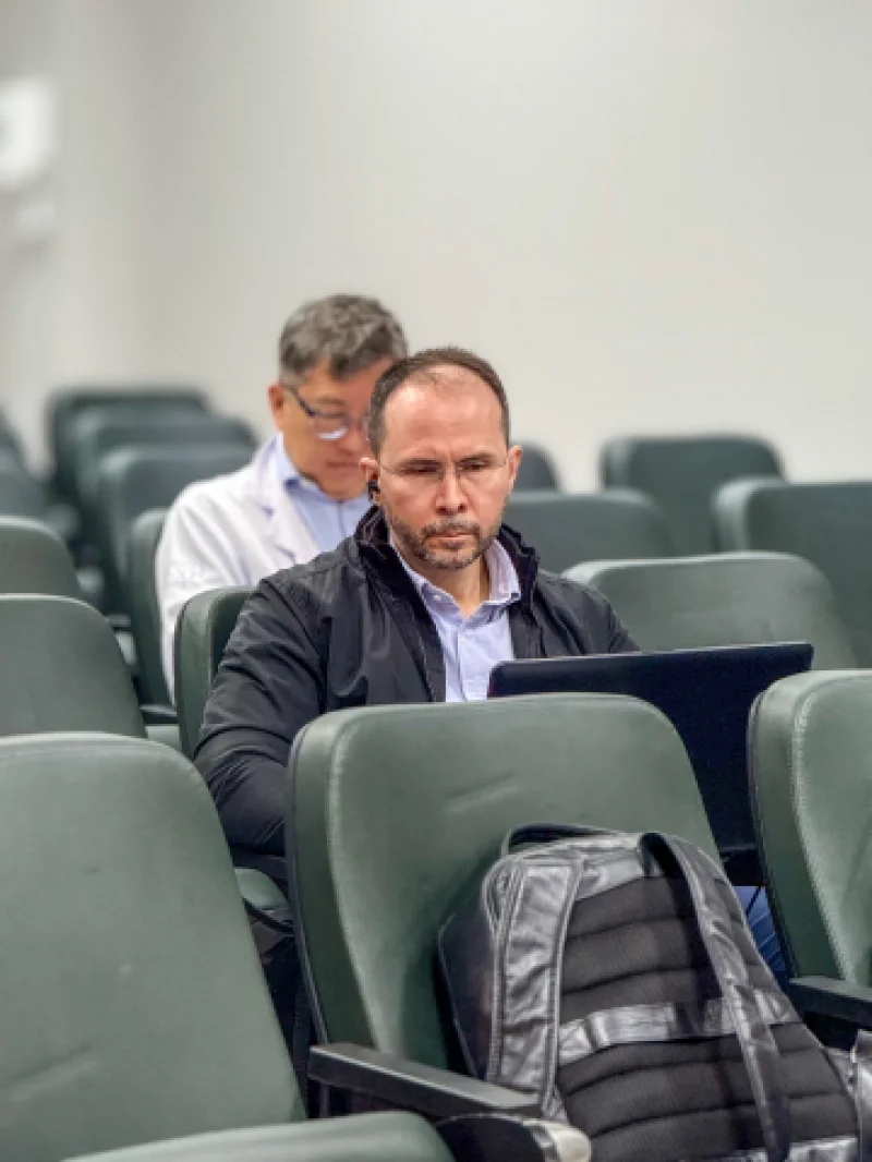 Dr Helio Silveira, plateia