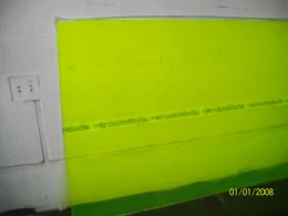 Chapa Acrlica Verde Fluorescente 1000x1000mm Esp. De 3,0mm