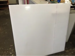 Chapa Acrilica Colorida Branca Leitosa 1000x500mm Esp. 3,0mm