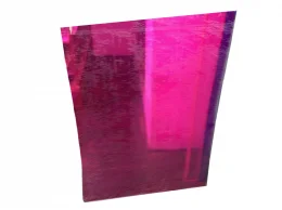 Chapa Acrilica Colorida Rosa transparente 50cmx50cm Esp. 3,0mm