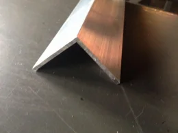 Cantoneira de Alumnio 1.1/2 '' x 1,8'' Pol. x 1,0mt (38,1mm x 3,18mm)