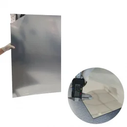 Chapa Acrilica Espelhada Prata 500x500mm Esp. 2,0mm