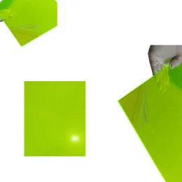 Chapa Acr�lica Verde Fluorescente 1000x1000mm Esp. De 3,0mm