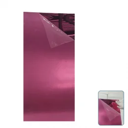 Placa Acr�lica Espelhada Rosa 1000x500mm Esp. 2,0mm