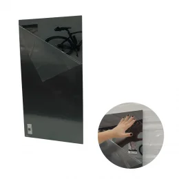 Placa Acr�lica Espelhada Cinza 1000x500mm Esp. 2,0mm