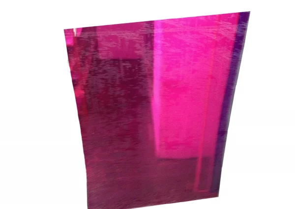 Chapa Acrilica Colorida Rosa Fluorescente 1000x500mm Esp. 3,0mm