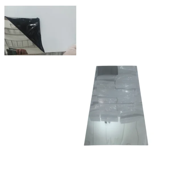 Chapa A�o Inox 430 Alto Brilho 1000x240mm Na Esp. De 0.5mm